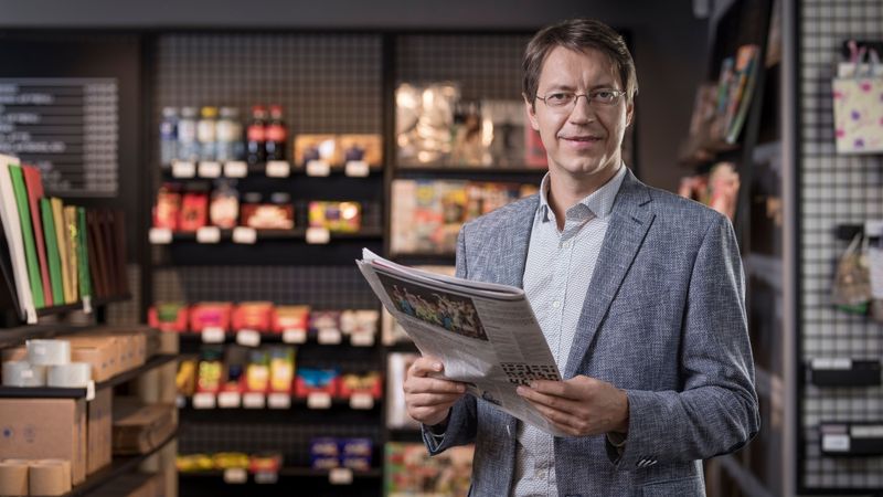 Portrets: VAS Latvijas Pasts valdes priekšsēdētājs Mārcis Vilcāns