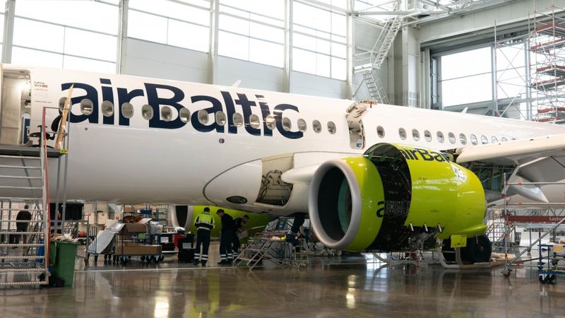 airBaltic lidmašīnām Airbus A220-300 sāk veikt pārbaudes