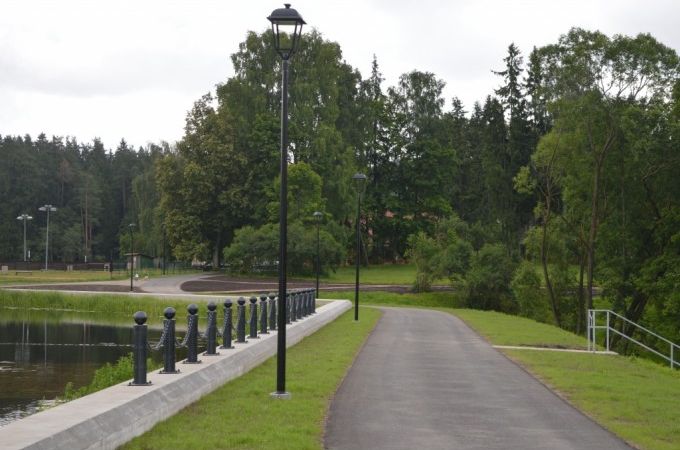 Noslēgumam tuvojas būvdarbi pie Tepera ezera