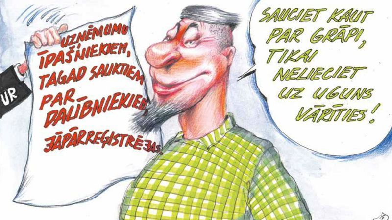 DB karikatūra: Birokrātijas puķe uzzied arvien krāšņāk