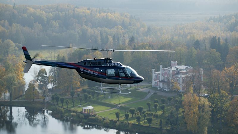 Jelgavas siltumtrašu pārbaude no helikoptera pabeigta