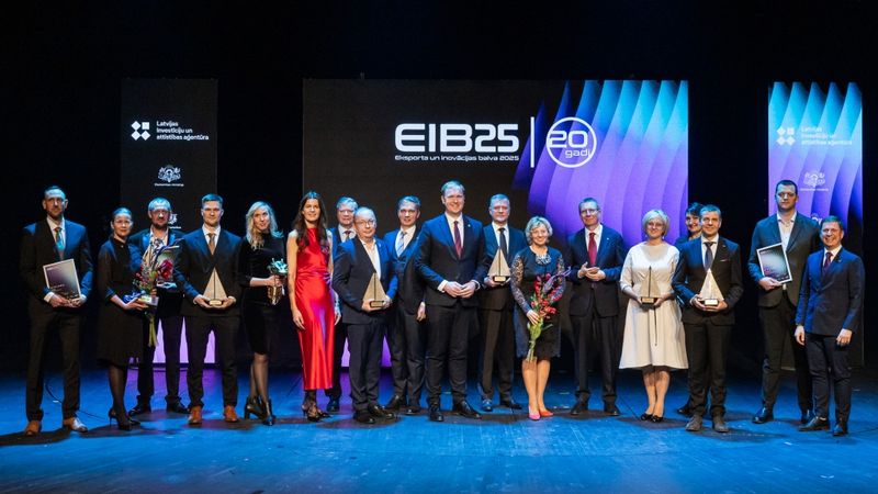 Apbalvoti Eksporta un inovācijas balva 2025 laureāti