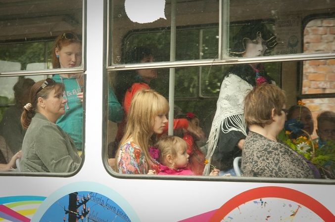 Cirks Liepājas tramvajā