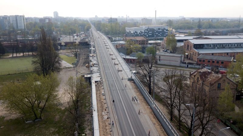 BVKB atļāvis pilnā apjomā atsākt būvdarbus uz Augusta Deglava tilta