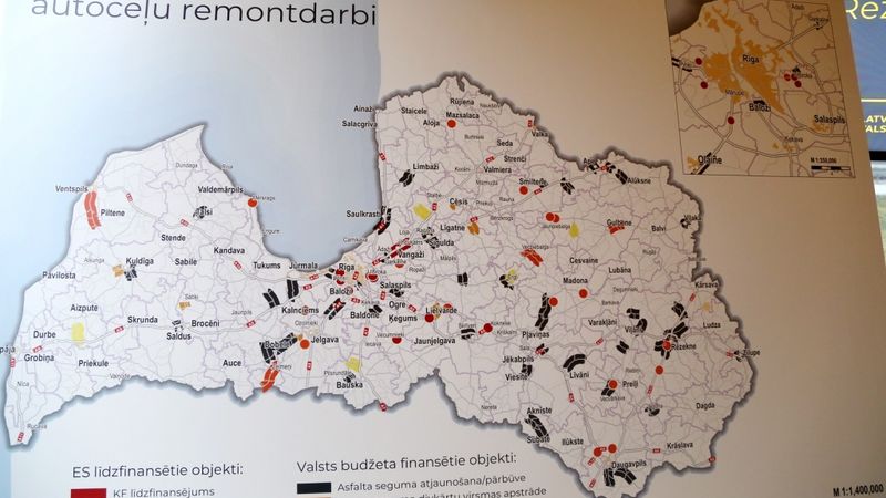 Vidzemē uz vēl pieciem autoceļiem sākusies seguma atjaunošana