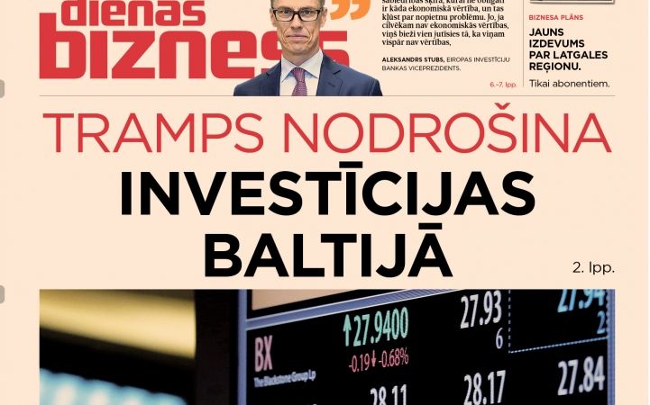 Tramps nodrošina investīcijas Baltijā