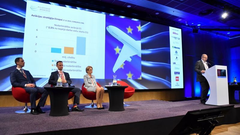 Rīgas Aviācijas foruma 2019 norise fotogrāfijās