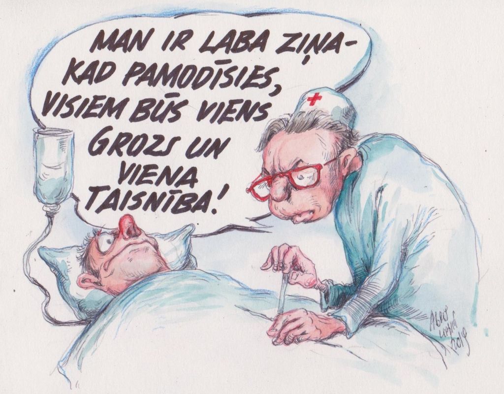 Karikatūra: Agris Liepiņš