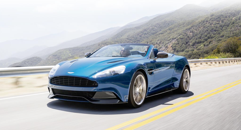 Aston Martin laiž klajā kabrioletu Vanquish Volante
