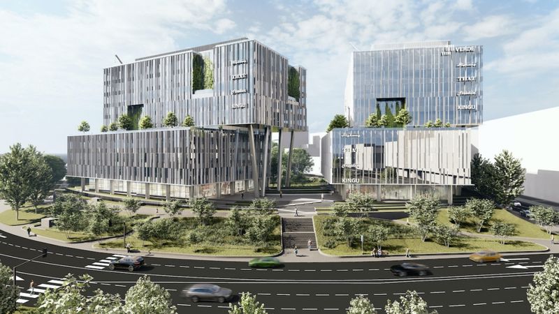 Biroju kompleksā Verde uzsākta otrās ēkas būvniecība