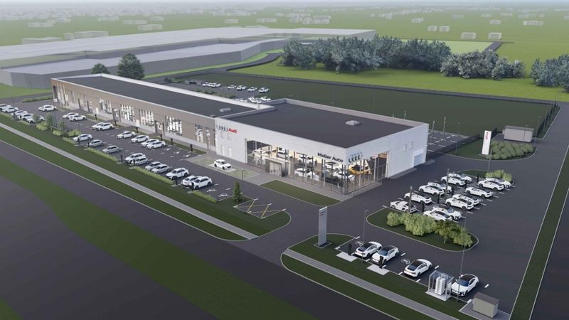 Moller Auto būvē 15 miljonu eiro vērto dīlera centru Rīgā