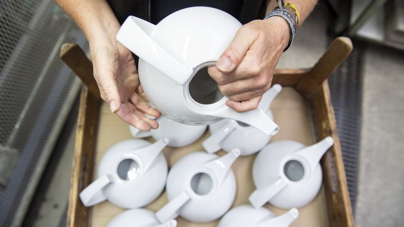 FOTO: Slavenā Rosenthal porcelāna trauku ražotne Bavārijā