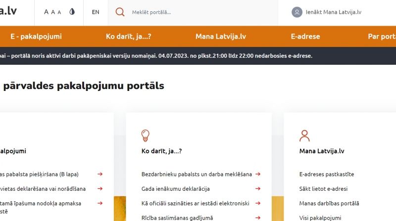 Platformas "Latvija.lv" attīstīšanā ieguldīs 9,4 miljonus eiro