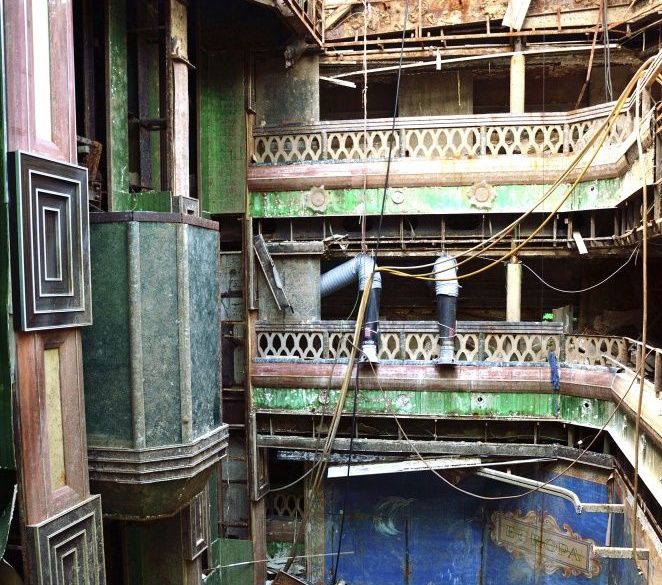 Costa Concordia vraka iekšpusē