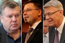 Plusus visvairāk savāc Urbanovičs; trijniekā tiek arī Dombrovskis un Zatlers