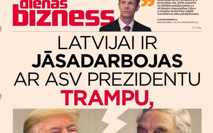 Latvijai ir jāsadarbojas ar Donaldu Trampu, nevis afēristu Sorosu