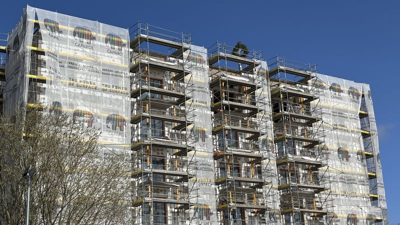 Jaunajā projektā Valterciems svin pirmos spāru svētkus
