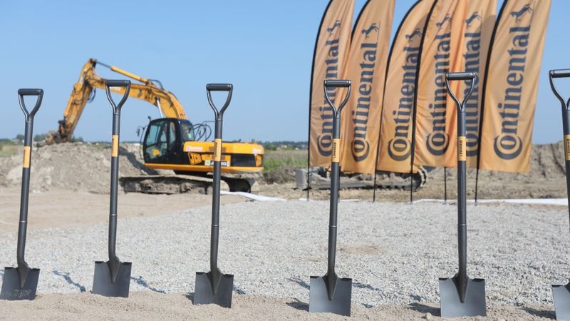 Continental Kauņā uzsāk 95 miljonus eiro vērtas elektronikas komponentu rūpnīcas celtniecību